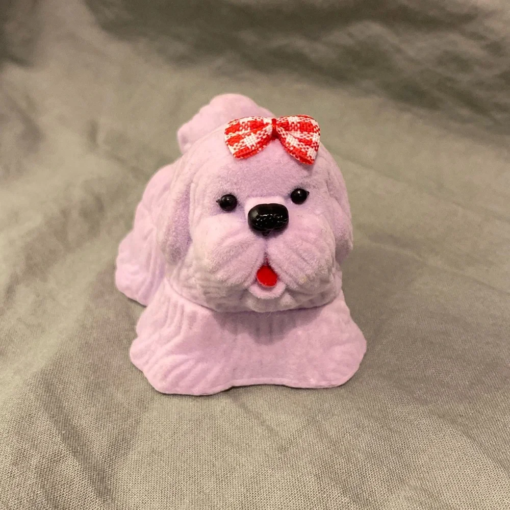 Kid’s Necklace Pink Dog Paw & Purple Jewelry Box - Picture 2 of 4